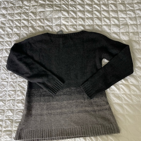 Eileen Fisher Yak Wool Silk Crew Neck Sweater with Ombre - Picture 12 of 13